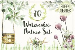 Watercolor Nature Set Product Image 1