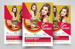 Beauty &amp; Spa Flyer Template Product Image 1