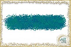 Turquoise Glitter Blue and Green Digital Clipart Brush Stroke 24 of beautiful PNG files Product Image 4