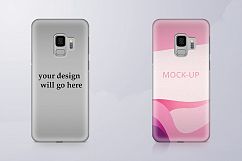 Samsung Galaxy S9 3d Phone Case Mockup Product Image 2