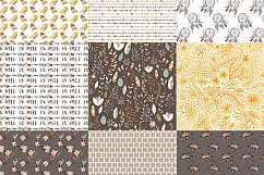 Boho Digital Papers pack, feather and arrow digital paper Product Image 3