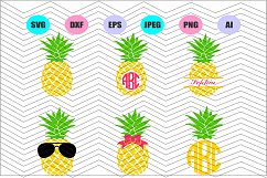 Pineapple Svg Dxf Eps Png Jpg Ai Cut Vector File Vinyl Decal Product Image 1