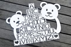 Teddy Bear Paper Cut SVG / DXF / EPS Files Product Image 3