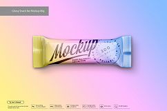 Glossy Snack Bar Mockup 80g Product Image 4