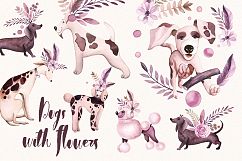 Watercolor Funny Doggies Product Image 3