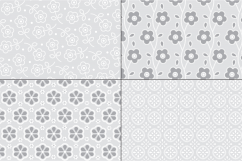 Gray Eyelet Embroidery Patterns Product Image 2