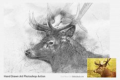 Hand Drawn Art Photoshop Action Product Image 9