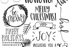 40 Christmas Photo Overlays + FREE symbols font Product Image 3