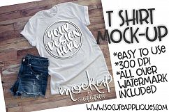 White t shirt mock up 6519 Product Image 1