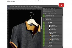 Polo Shirt Animated Mockup Product Image 6