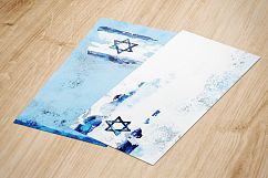Old Israel. Watercolor Flag. Product Image 7