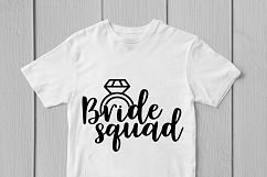 Bride Squad - Wedding SVG EPS DXF PNG Cutting Files Product Image 2