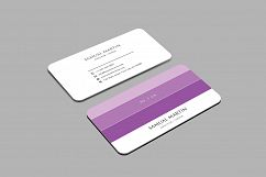 Beautiful Colours Modern Art Business Card Product Image 1