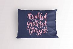 Thankful Grateful Blessed SVG PNG EPS DXF Thanksgiving SVG Product Image 4