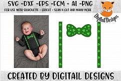 St Patrick&#039;s Day Tie SVG - Silhouette - Cricut Product Image 1