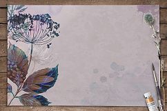 Herbarium. Watercolor Textures. Product Image 7