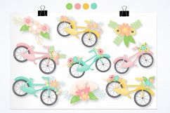 Summer bicycle graphics and illustrations Product Image 2