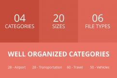 166 Transport Line Multicolor B/G Icons Product Image 3