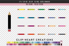 Pencils Clip Art - 100 Clip Art Graphics Product Image 1