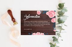 Rustic Wooden Wedding Template Suite Product Image 5