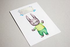 Sunny Bunny - Watercolor Clip Art Set Product Image 9
