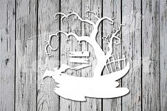 Spooky Tree - A Halloween Design for Crafters Product Image 2
