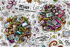 Design &amp; Art Cartoon Doodle Big Pack Product Image 3