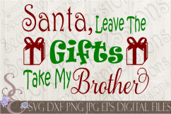 Kid Christmas SVG Bundle 9 Designs Product Image 9