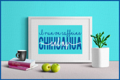I Run on Caffeine and my Dog - 16 files - BUNDLE -  SVG cut file Product Image 2