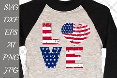 Distressed American Flag Svg,4 JULY SVG, Fourth of july Product Image 1