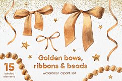 Golden Bows, Ribbons &amp; Beads Product Image 1