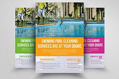 Swimming Pool Cleaning Service Flyer Product Image 1