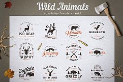 Wild Animals Logo/Badge Templates v2 Product Image 1