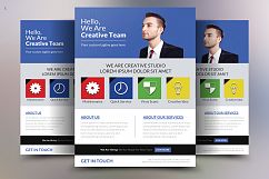Clean Corporate Flyer Template Product Image 1