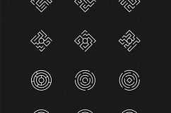 Geometric Maze Logos + Templates Product Image 2