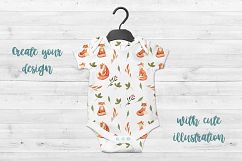 Watercolor Autumn Fox Product Image 8