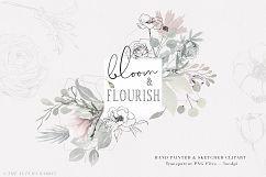 Bloom &amp; Flourish - Floral Clipart Set Product Image 1