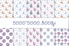Christmas patterns and clip arts Product Image 5