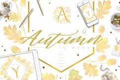 Autumn is Here - gentle clipart Product Image 1