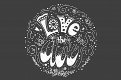 Lettering concept Love is in the Air Product Image 6