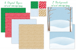 Christmas clipart, Christmas graphics &amp; illustrations Product Image 3