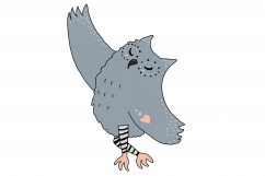 Wacky Owls | 10 images | Clip art illustrations | PNG/JPEG Product Image 2