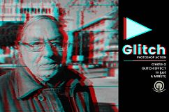 Glitch Photoshop Action Product Image 1