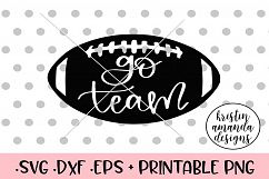 Go Team Football Fall SVG DXF Product Image 1