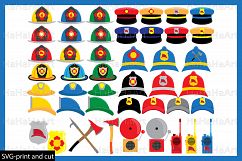 Fireman Props Designs - Clip art / Cutting Files - 57c Product Image 3