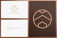 20 Circle geometric logos - outline Product Image 15