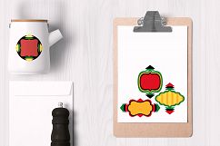 Kwanzaa Frames and Labels Graphics Product Image 2