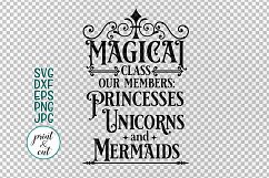 Magical class sign classroom svg dxf files png jpg print Product Image 2