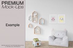 Kids Room - Wall &amp; 90 Custom Frames Product Image 8
