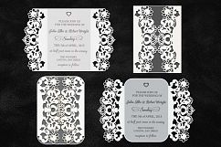 Bundle big set wedding invitations svg laser cut templates Product Image 2